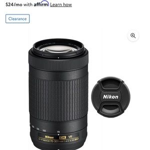 Nikon AF Nikkor 70-300mm-New
